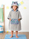 Palamaiki Kid's Beach Poncho Gray 120 x 70cm