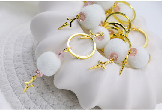 Kymi Christening Charm Keychain White 50 Pieces