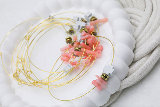 Kymi Taufe Anhänger Armbänder Rosa 50 Stück