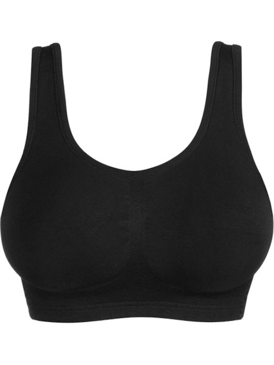 Black Athletic Bra without Underwire