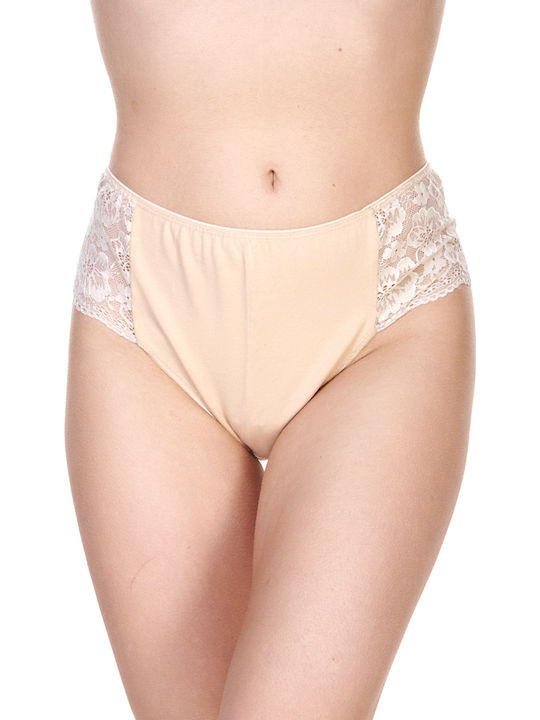 Fay Lingerie High Waist Women's Briefs With Bei...