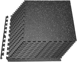 Vevor Δάπεδα Παζλ Γυμναστηρίου 61x61x1.4cm 24τμχ Λευκά