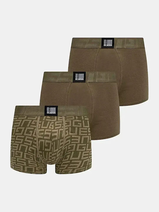 Ανδρικά Μποξεράκια Quadrate Green 3Pack