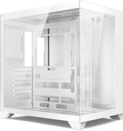 Power Train Gaming Middle Tower Carcasă PC cu Deschidere Laterală Albă