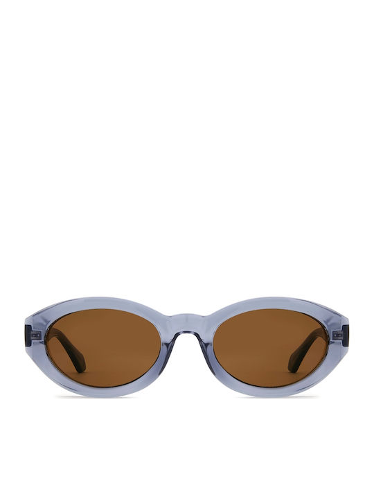 Prive Revaux Women’s Sunglasses with Gray Horn-Rimmed Frame and Gray Lens PR3004/G/S-63M70