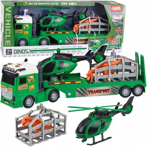 Lean Toys Δεινόσαυροι Σετ με Φορτηγό