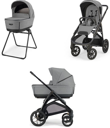 Inglesina Aptica XT Duo Reversible 2 in 1 Baby Stroller Suitable for Newborn Canyon Grey / Black 12.6kg