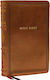 Nkjv Large Print Reference Bible, Brown Leather...