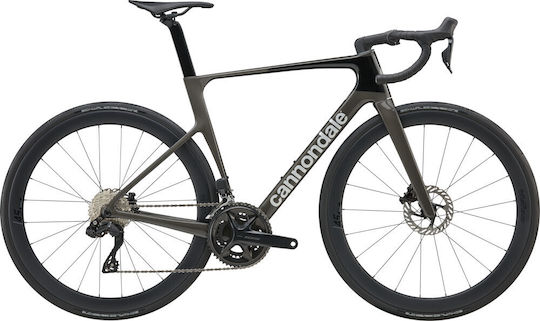 Cannondale Supersix Evo 5 28" Сив Състезателен Велосипед с 12 Скорости