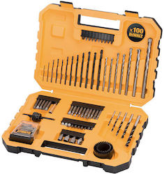 DEWALT Set 100 Bohrmaschinen Für Metall Holz Un...