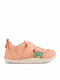 Kids Sneakers with Hoop & Loop Closure Orange