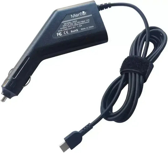 Dell Chromebook 11 3000 3120 65w Usb-c Car Charger