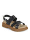 Clairemont Way Flache Sandalen für Damen Schwarz
