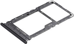 Clappio Sim Tray Redmi 15 5g 4g Hybrid Dual Nano Sim Microsd Slot Black