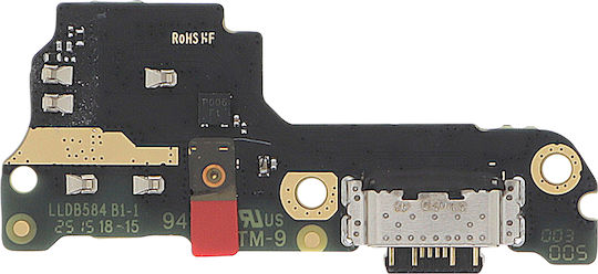 Clappio Replacement Usb-c Charging Connector Xiaomi Redmi 15 5g Microphone Black