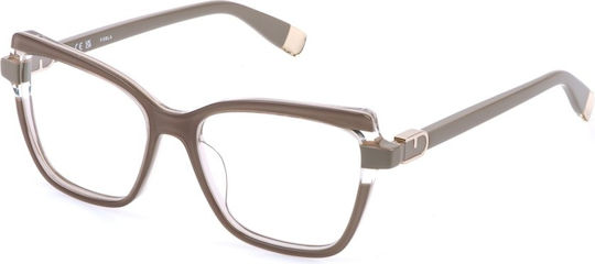 Furla Eyeglass Frames Vfu994 09hl Size 54 Mm