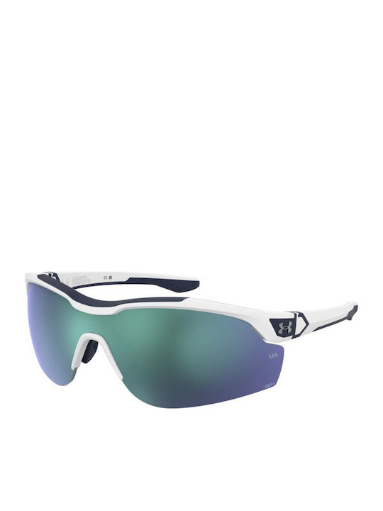 Under Armour Pro 2 Ochelari De Soare Pentru Bărbați Cu Culoare Albastră A Sceletului Și Culoare Albastră A Lentilei