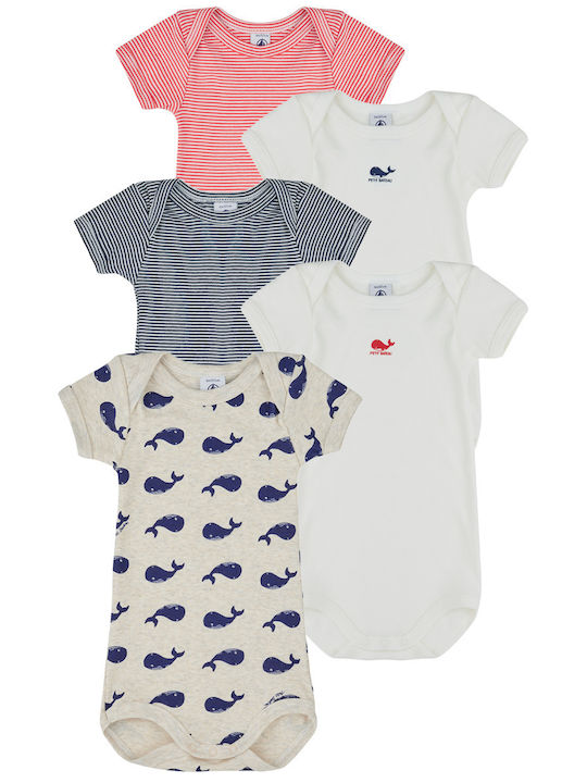 Petit Bateau Σετ Κορμάκια Πολύχρωμα