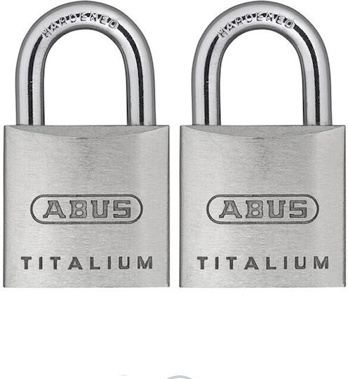 Abus Titalium Aluminum Padlock Shackle with Key