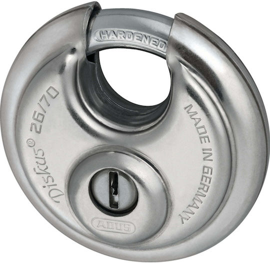 Abus Abus Stahl Diskus-Vorhängeschloss 70mm mit Schlüssel