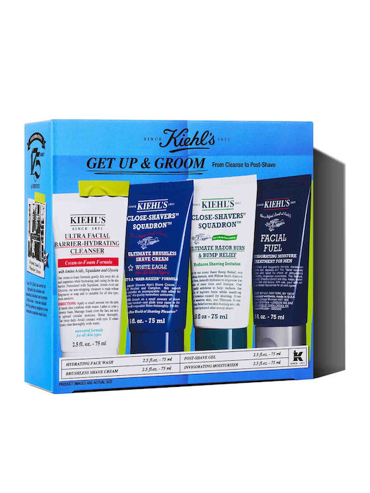 Kiehl's Men's Shave Комплект за грижа за хидратация и почистване на лицето Kiehl's Men's Shave Комплект за грижа за хидратация и почистване на лицето
