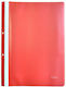 Optima Pp Plastic Folder Rail Holes Thickness 120/180 Microns 10 Pcs Set Optima Red
