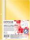 Office Products Dosar Plastic Pp Cu Găuri Șină Grosime 100/170 Microni Set 50 Bucăți Office Products Galben