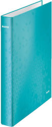 Leitz Mechanical Notebook Leitz Wow Laminated Cardboard Partially Recycled Fsc A4 2dr Mechanism 25mm Ring Turquoise