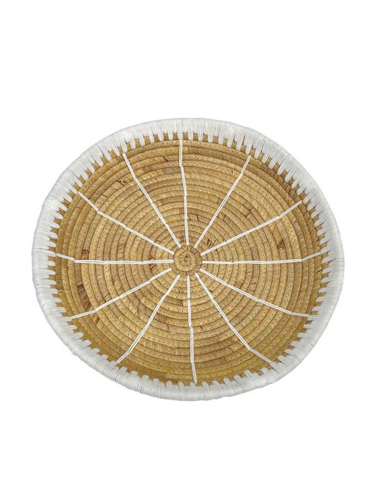 Dekorative Platte Korbweide Braune 45x6x6cm