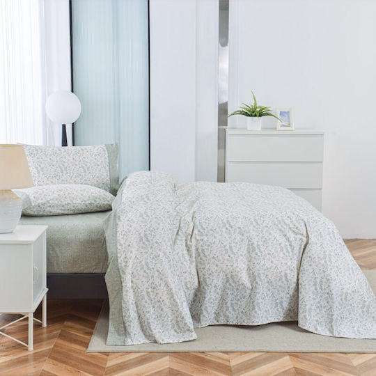 Liolios Home Set Double Bed Sheets 245x270cm 4 (4 Pieces)