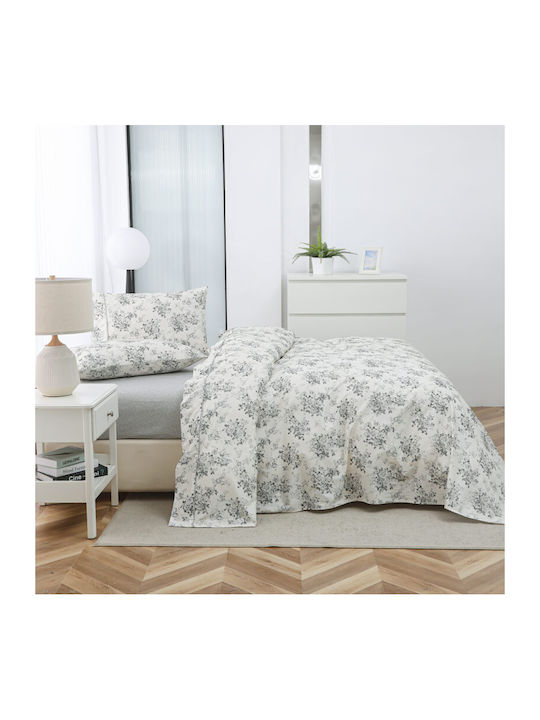 Liolios Home Set Double Bed Sheets 245x270cm 4 (4 Pieces)