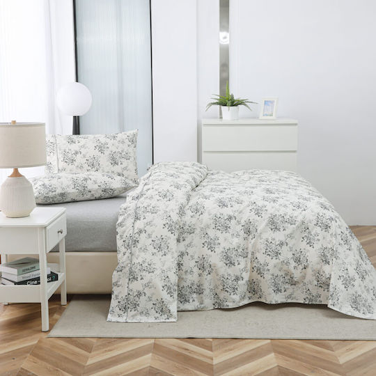 Liolios Home Set Double Bed Sheets 245x270cm 4 (4 Pieces)