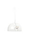 Raeder 3D Hanging Wall Decor White Ceramic Material 8x1.2x4.5cm