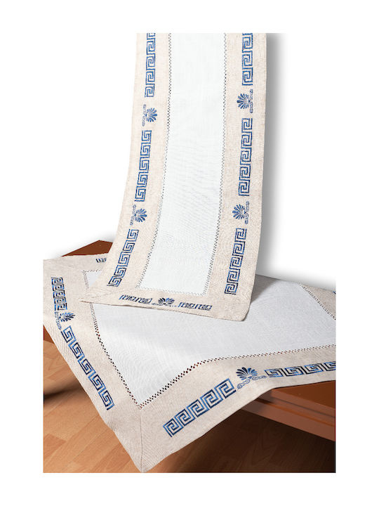 Silk Fashion Tablecloth Wh19-0 Blue 160x450cm