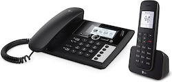 Resteq Festnetztelefon Telekom Sinus Pa 207 Plus 1 Anrufbeantworter Schwarz