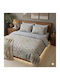 Cotton Duvet Cover Set 240x260cm Double With 2 Pillowcases Vintage Mosaic