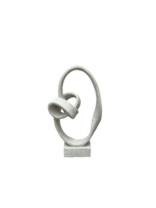 Tischdekoration Polyestercreme Modern-Abstrakte Textur Stein 20x6,5x33cm 24 Stück
