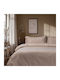 Beauty Home Art 10101 Fancy Coverlet Set Single Beige 160x230cm 2 Pieces