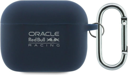 Red Bull Silicone Case With Hook in Navy Blue Color for Apple AirPods Pro 3
