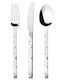 Herdmar Cutlery Set Stainless Steel Gray 72 Pieces with Suitcase