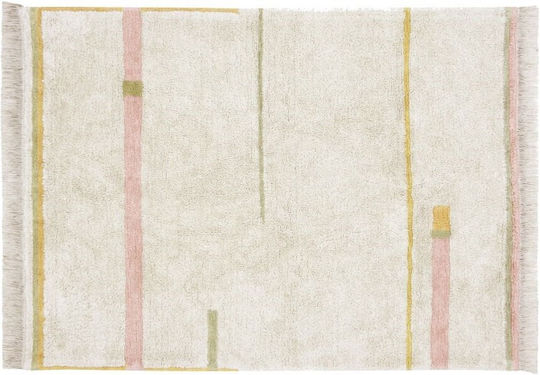 Lorena Canals Lanes Vintage Kinderteppich Rosa 90x130cm