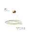 Home Lighting Ovela Ceiling Light 80cm Gold with Integrated LED and Remote Control