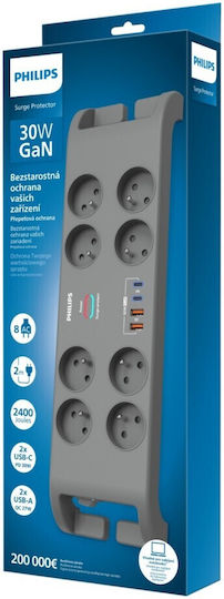 Philips Steckdosenleiste 8 Anschlüsse