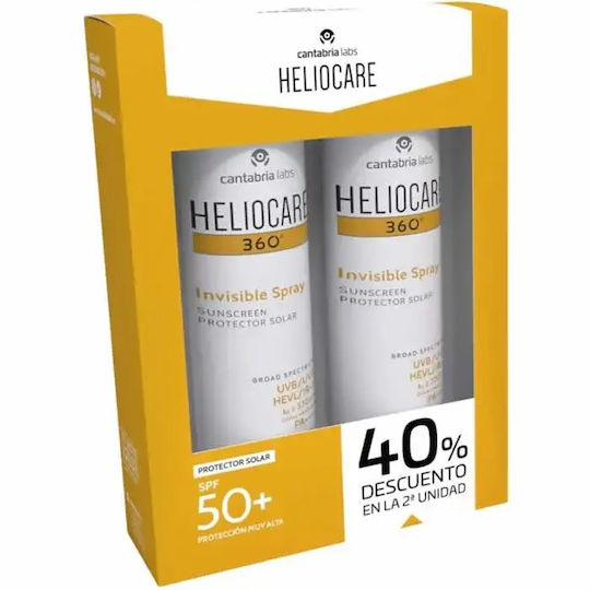 Cantabria labs Heliocare 360 Sunscreen Body SPF50+ in Spray 2x200ml