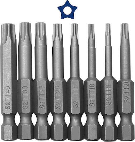 Torx 5-Punkt Schraubendreher-Bits Torx 5 Punkte 8 Stück