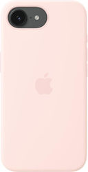 Husă Apple din Silicon cu MagSafe Roz Moale (iPhone 17e) Husă Apple din Silicon cu MagSafe Roz Moale (iPhone 17e)