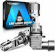 NovSight Car and Motorcycle Lamp HB4-9006 Canbus LED 6500K Cold White 12V 60W