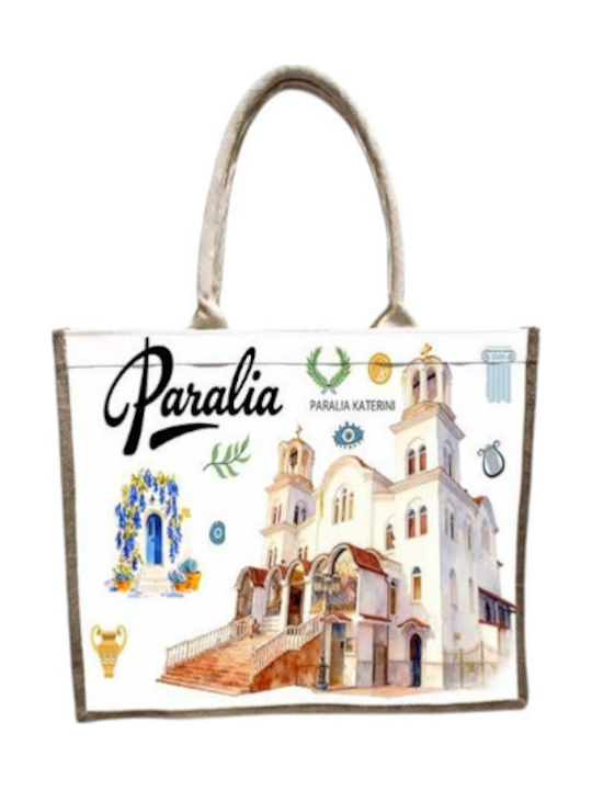 Geantă Turistică Din In Cu Fermoar Paralia 40*34*19cm 871910