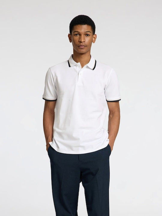 Selected Polo Short Sleeve White Blouse