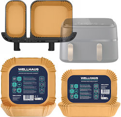 Wellhaus Deep Fryer Basket Quadratisch 20x20 Cm 100 Stück + Rechteckig 19.5x13 Cm 100 Stück Wellhaus Deep Fryer Basket Quadratisch 20x20 Cm 100 Stück + Rechteckig 19.5x13 Cm 100 Stück